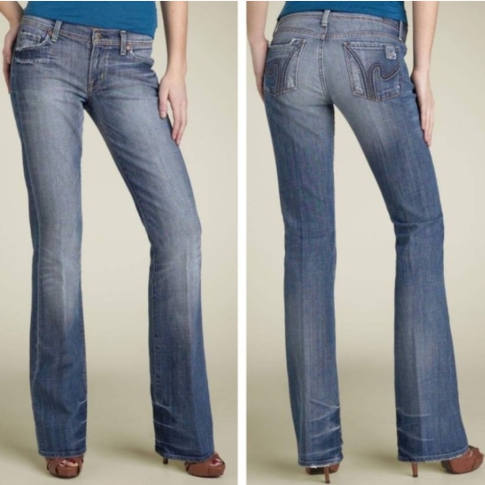 Citizens Of Humanity Boho #111 Low Waist Bootcut Stretch Women's 28" Retro Y2K